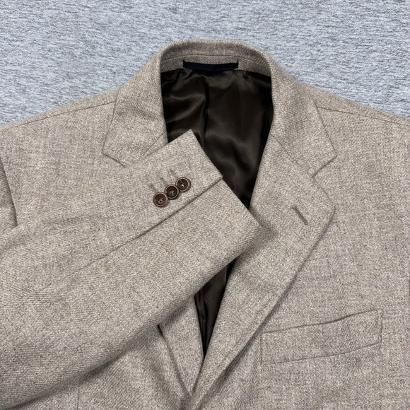 Eredi Pisano Loro Piana Blazer Mens 42 Beige Cashmere Coarsehair Italy Made